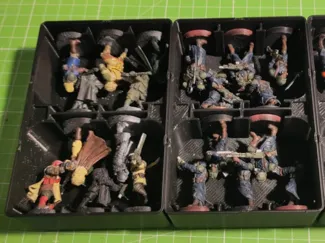Gridfinity 10x25mm Basis-Minifigur-Aufbewahrung