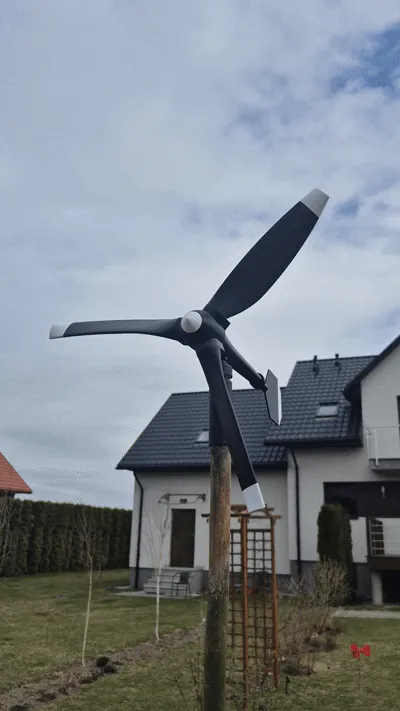 Garden Windmill | Wind turbine view 2