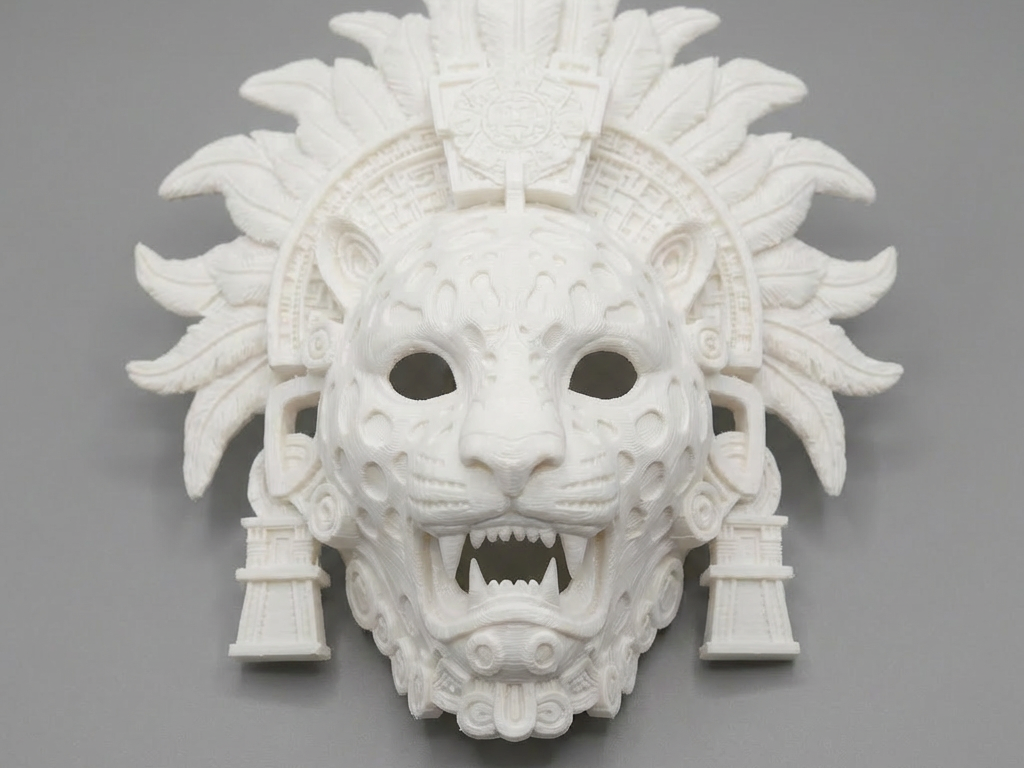 Aztec Jaguar Warrior Mask