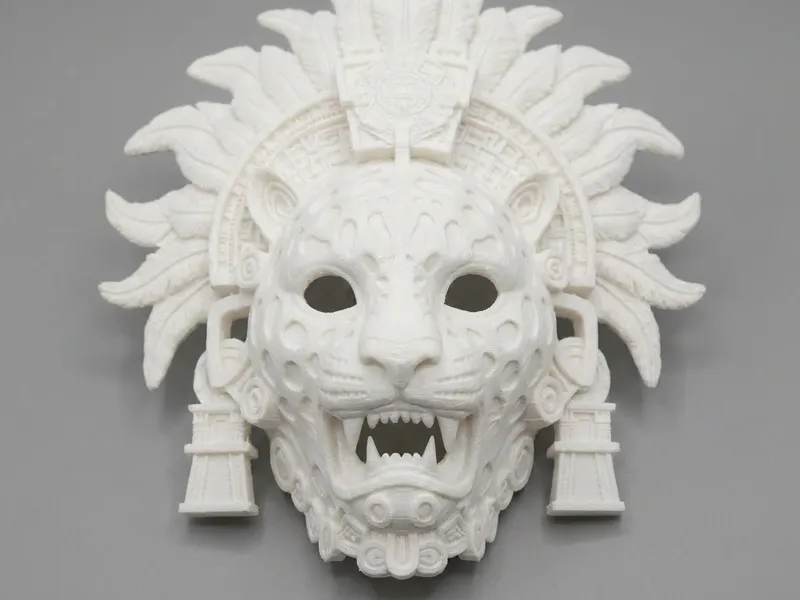Aztec Jaguar Warrior Mask