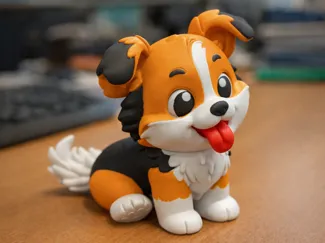 Little cute dog