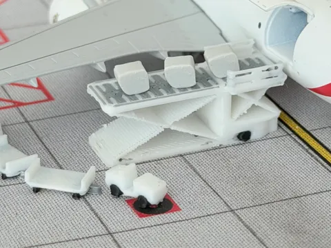 Letrero o emblema decorativo: 1:400 Airport LD-3 — referencia de MakerWorld