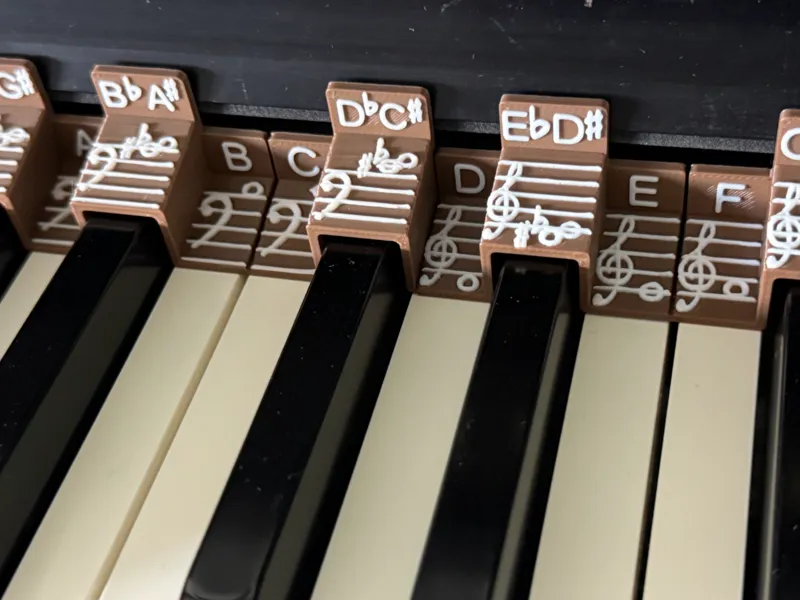 The Piano Trainer - Key and Note Labels