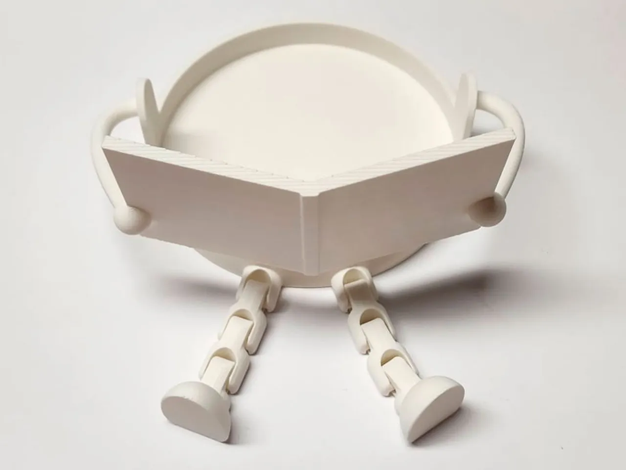 Toilet Paper Holder - Articulated & Fun with Book view 3