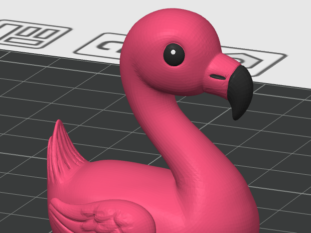 Pink Flamingo Duck