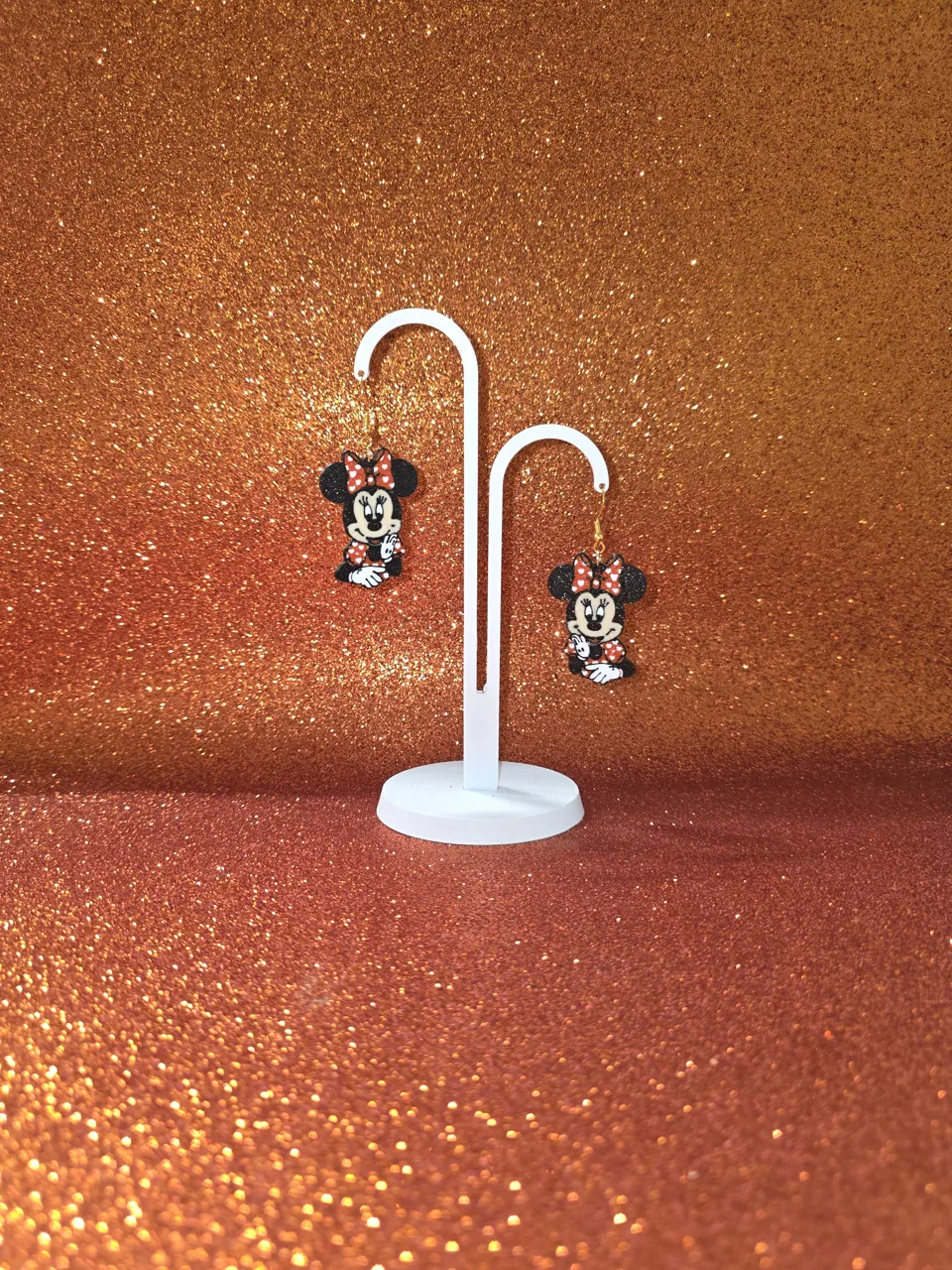 Sweetheart Minnie earrings view 3