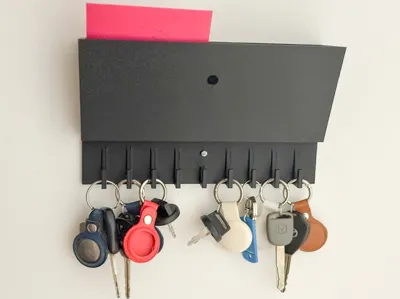Outlet-Mount Mail & Key Organizer