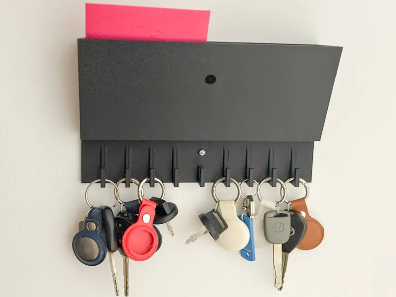 Outlet-Mount Mail & Key Organizer