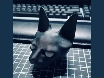 Phantom Cat Figurine