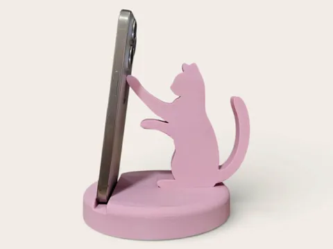 Cat phone stand