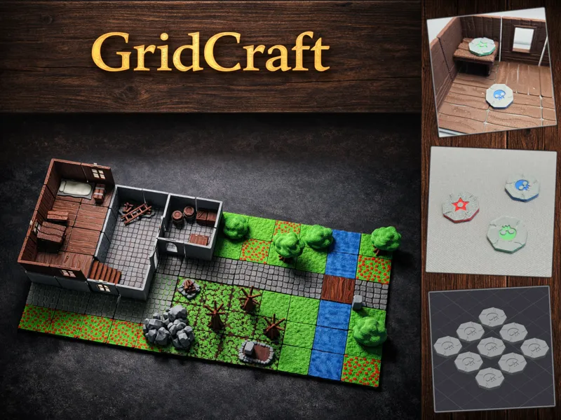 GridCraft – Token Set
