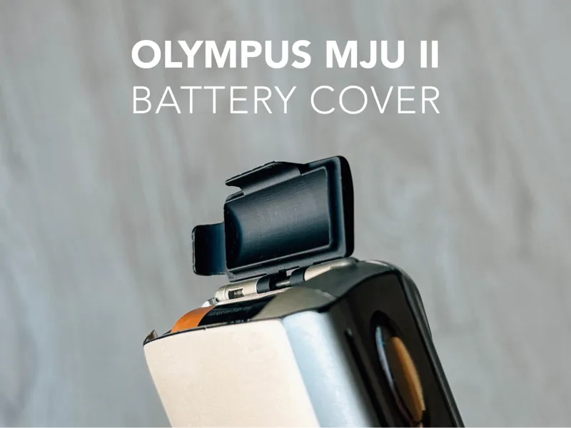 Olympus Mju II Battery Door