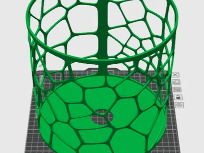 Voronoi-style cylinder
