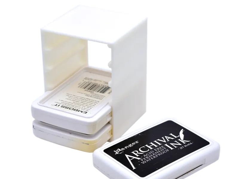 Storage for stamp pads Archival ink