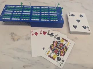 Cribbage Board Travel Multi-Color