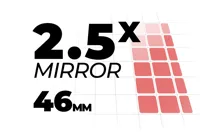 2.5x MIRROR Width Bins