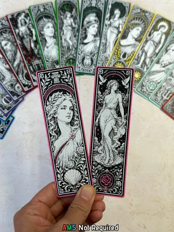 Accesorio de lectura: Aphrodite – Goddess of Love HueForge Bookmark Set — vista de referencia 2