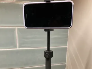 Tripod phone holder