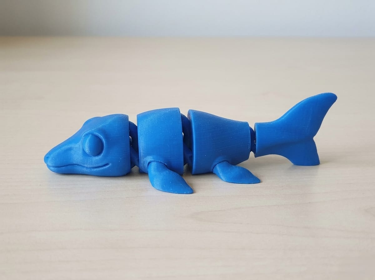 Miniatura 2 do modelo 3D Flexi Cute Mosasaurus