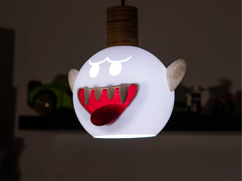 Boo lamp shade 