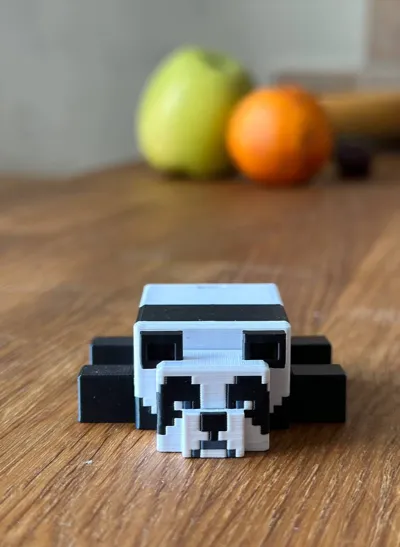 Minecraft Panda Articulated by kirimba - MakerWorld