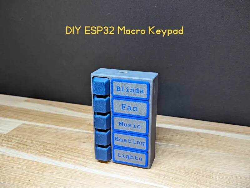 DIY ESP32 Macro Keypad