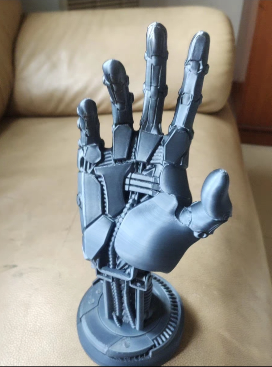 Miniatura 2 do modelo 3D 机械手 支架 原创帅气底座