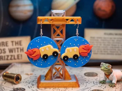 Magic School Bus Earrings