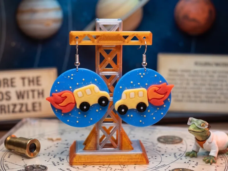 Magic School Bus Earrings