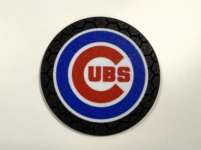 Chicago Cubs Hex Coaster