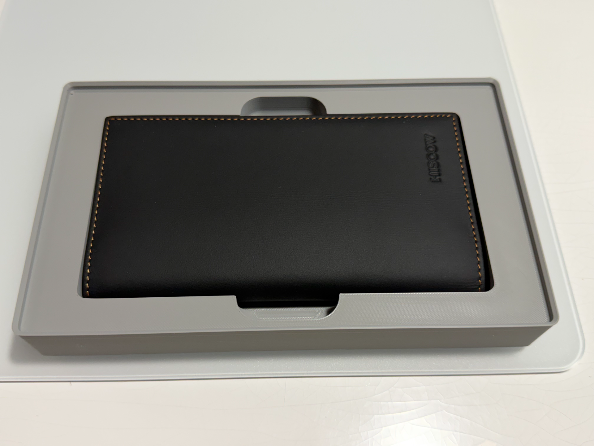 Hiscow Minimalist Checkbook Gridfinity Holder