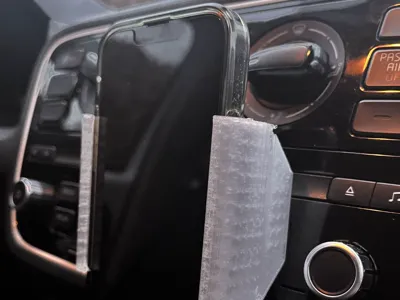 Universal car cd phone holder