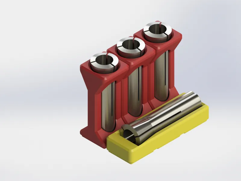 Gridfinity R8 Collet Storage