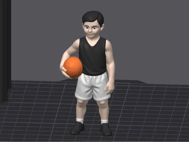 athletic child