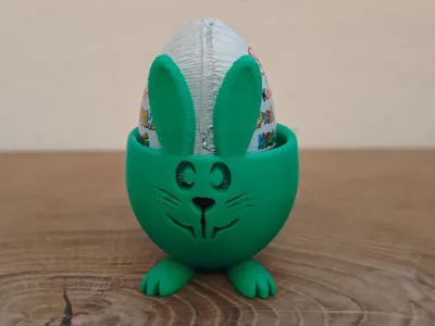 Cute bunny egg cup