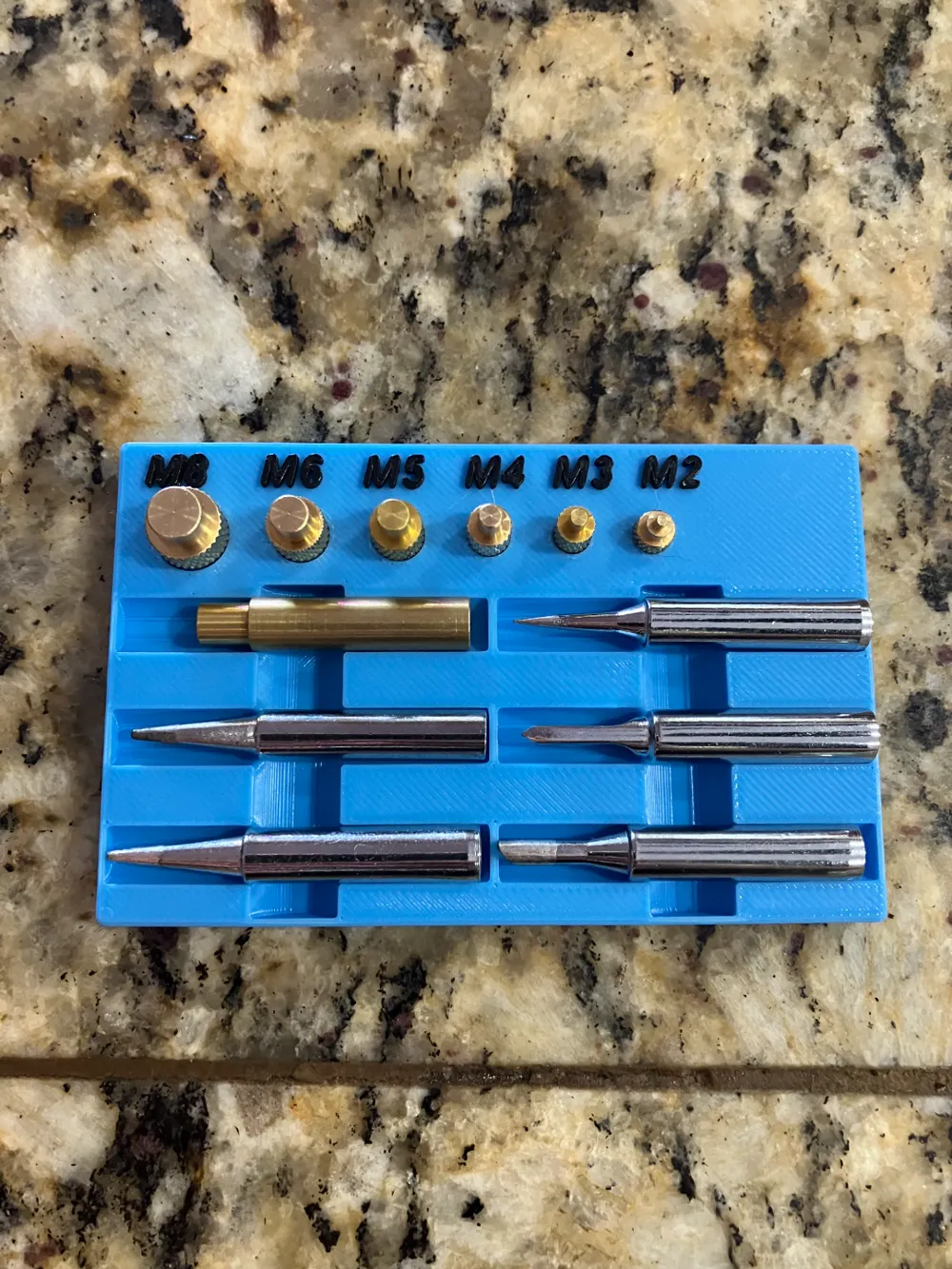 THREADED INSERT AND SOLDERING IRON TIP HOLDER by