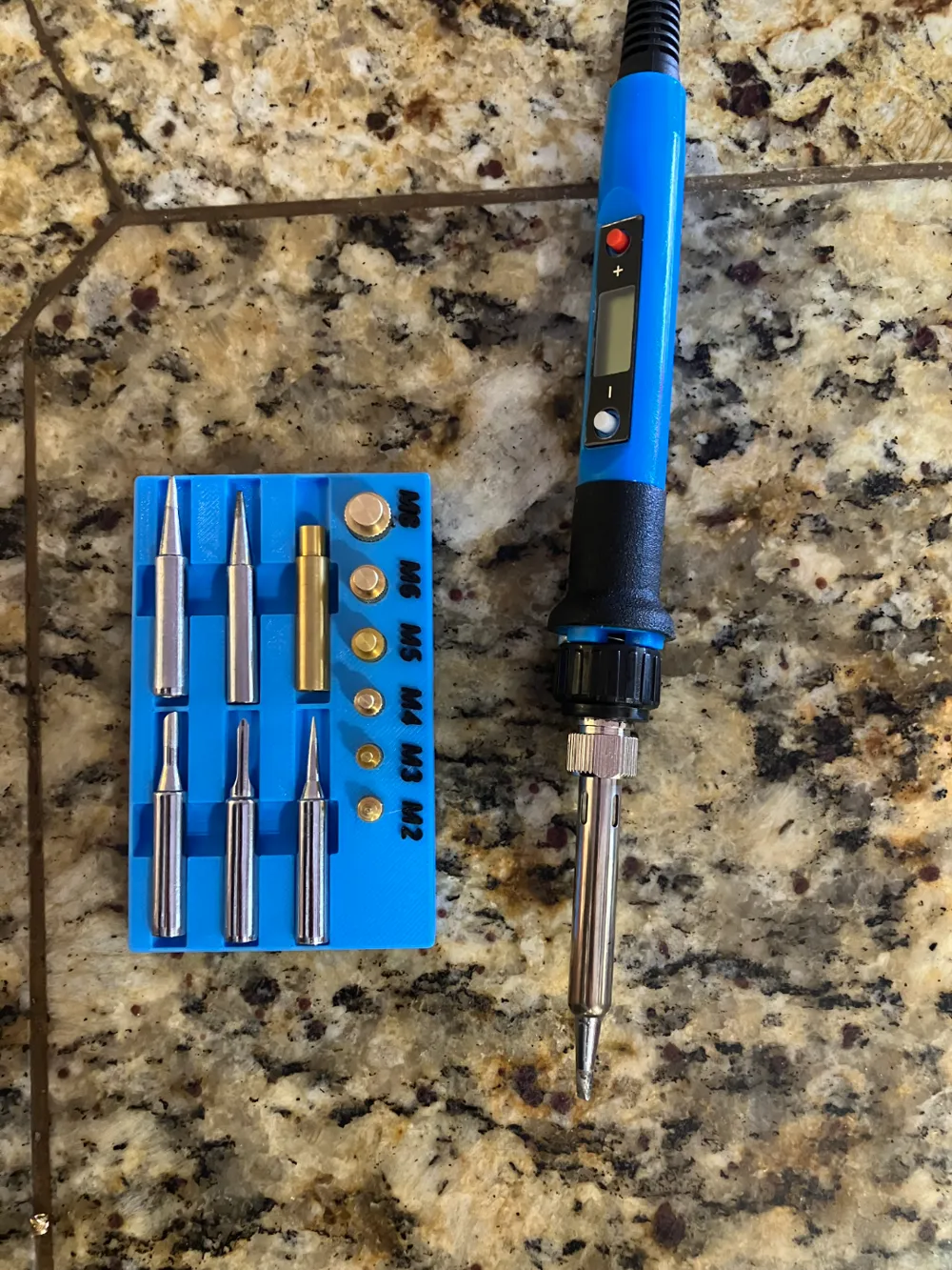 THREADED INSERT AND SOLDERING IRON TIP HOLDER by