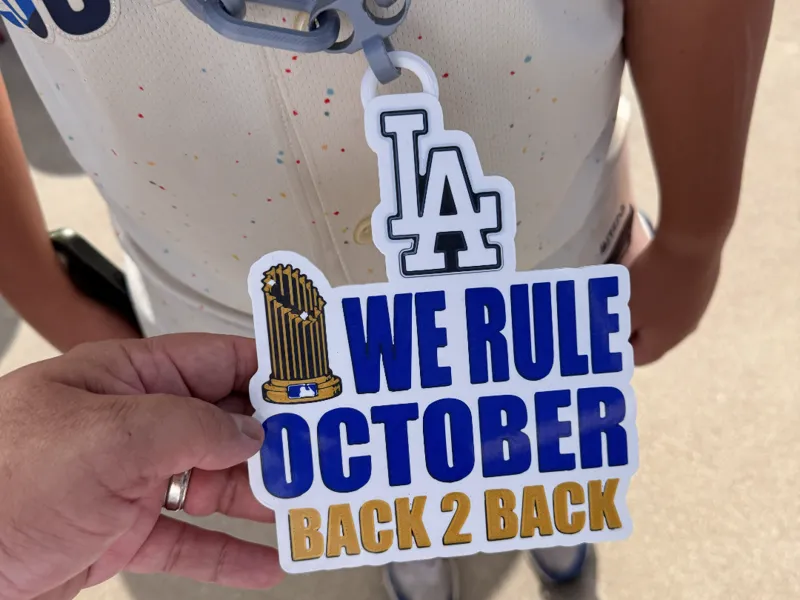 Dodgers B2B Sports Chain Badge