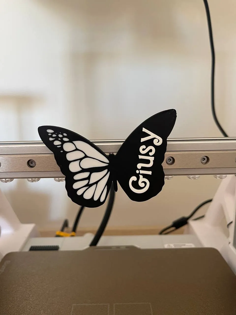 Sample Buttefly Ref Magnet Design Butterfly magnet with name custom by amariglia - MakerWorld
