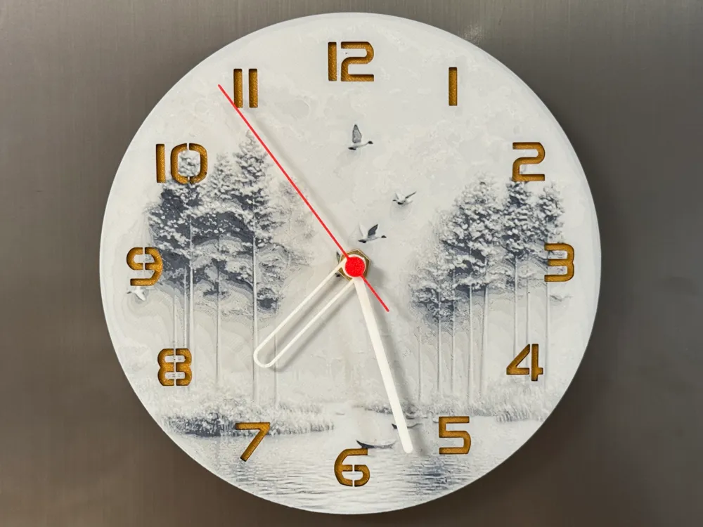 wall / desk clock Nature by cP3D MakerWorld: Download Free 3D Models
