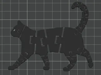 Flexi black cat