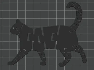 Flexi black cat