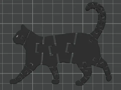 Flexi black cat