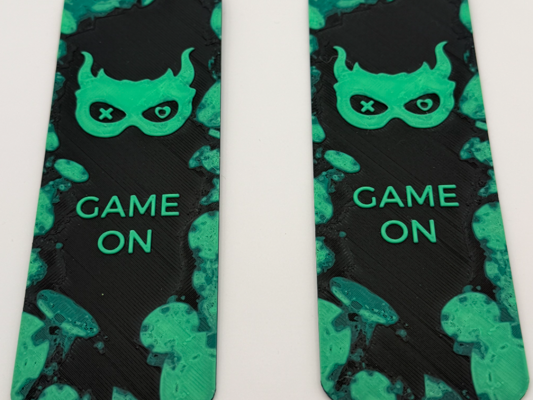 Game On Bookmark from Into Darkness Series 
