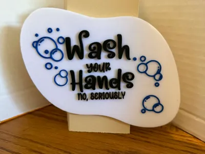 Wash Your Hands, No Seriously Soap Dispenser