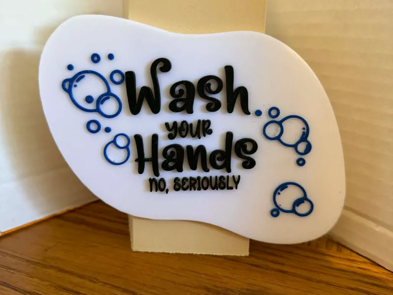 Wash Your Hands, No Seriously Soap Dispenser