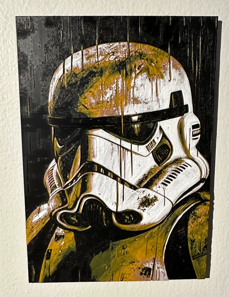 Rainy Stormtrooper (HueForge)