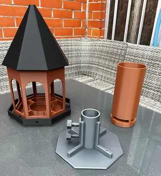 bird feeder house.. castle style