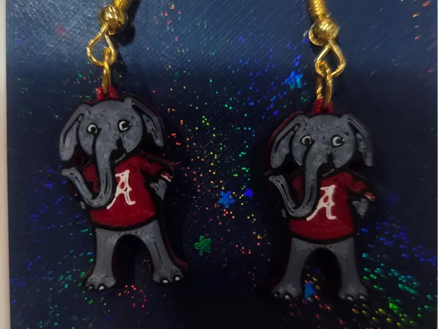 Big Al Earring And Keychain