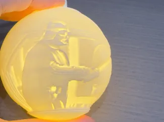 Weihnachtskugel, Star Wars Battle Vader- Obi Wan 